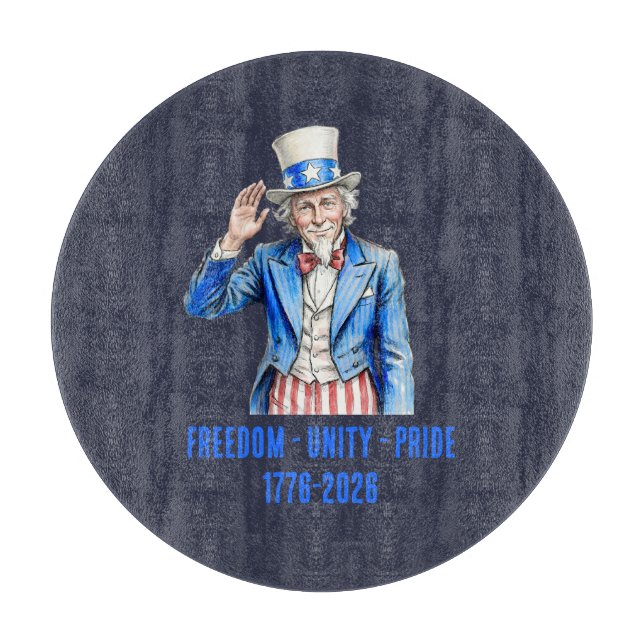 Farbror Sam Glad 4:e juli Patriotisk (Framsidan)