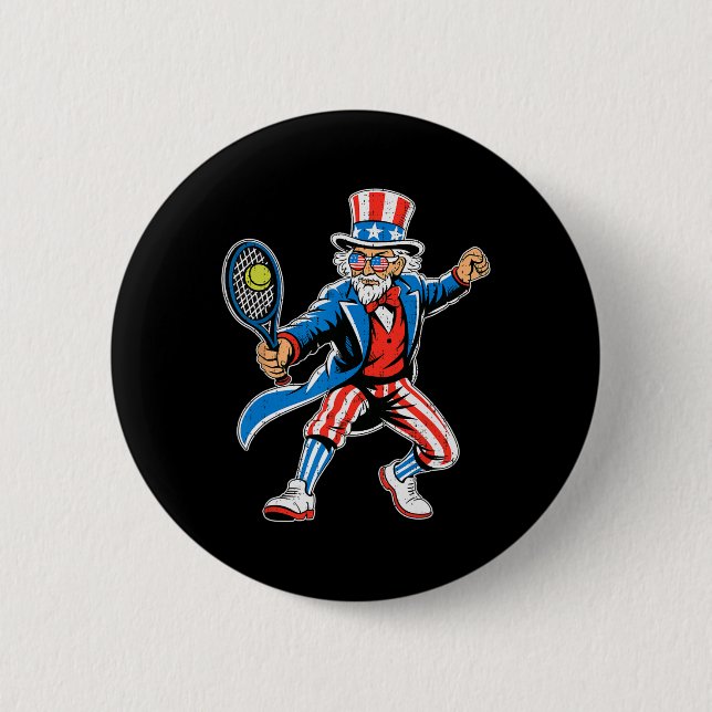 Farbror Sam Mjuk Amerikansk Flagga Usa Sport 4:e J Knapp (Framsida)