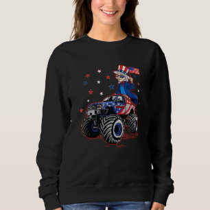 Farbror Sam Monster Lastbil 4:e juli Boys Kids T Shirt
