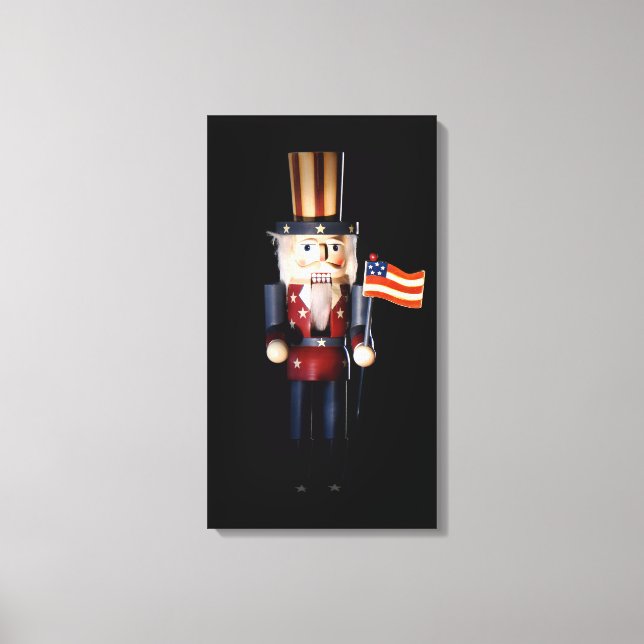 farbror Sam Nutcracker Canvastryck (Framsida)
