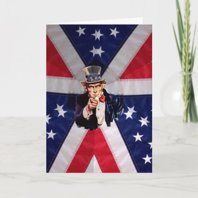 Farbror Sam Ny medborgarkort Kort (Framsida)