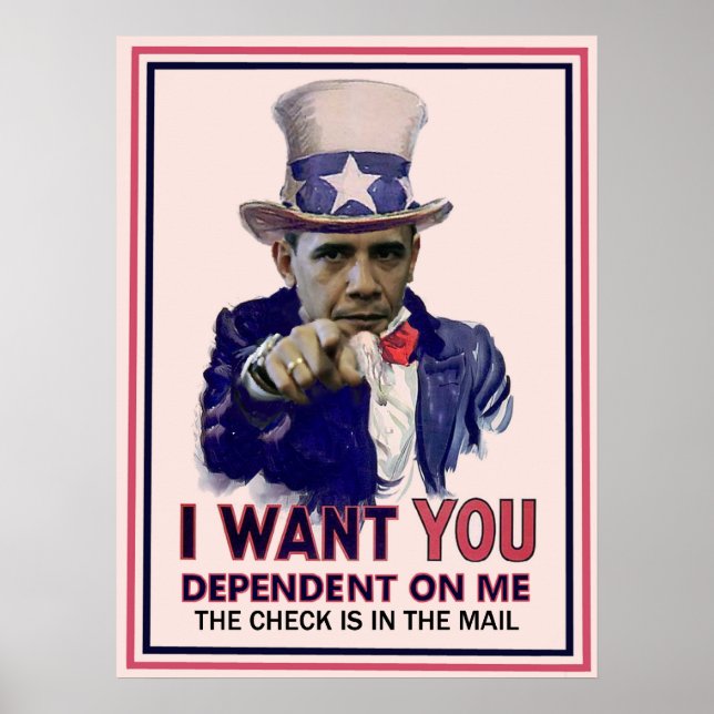 Farbror Sam Obama Poster (Framsidan)