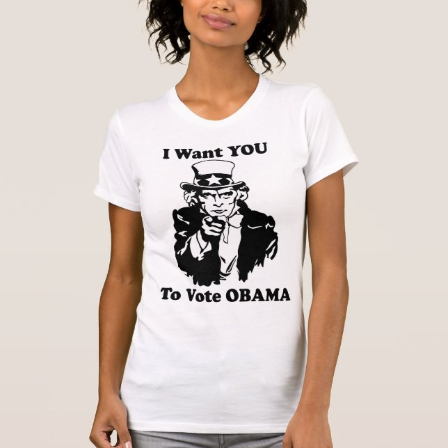 farbror Sam Obama T-shirt (Framsida)