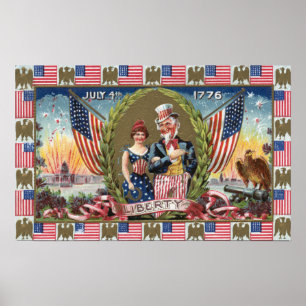 Farbror Sam och Dam Liberty Poster