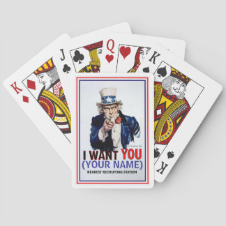 Farbror Sam Recruiting Cards Casinokort