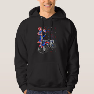 Farbror Sam Riding Monster Lastbil 4:e juli Boys K Hoodie
