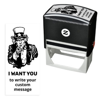 Farbror Sam Self-inking Frimärke Självfärgande Stämpel