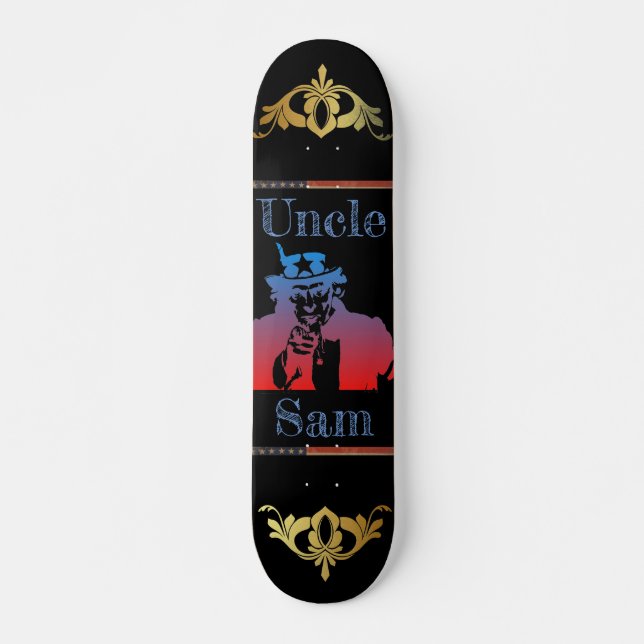 farbror Sam Skateboard (Framsida)