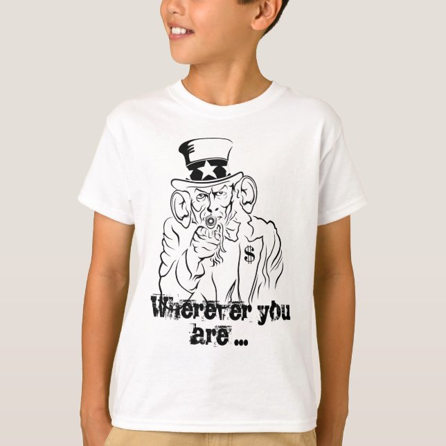 Farbror Sam T Shirt (Framsida)