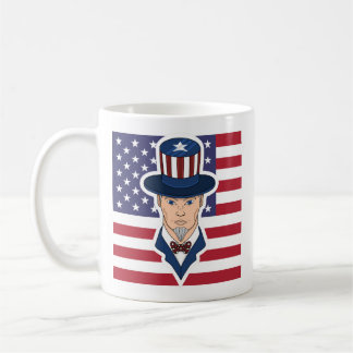 farbror Sam tecknad Coffee Mugg