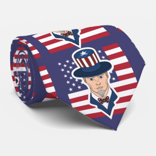 farbror Sam tecknad Tie Slips