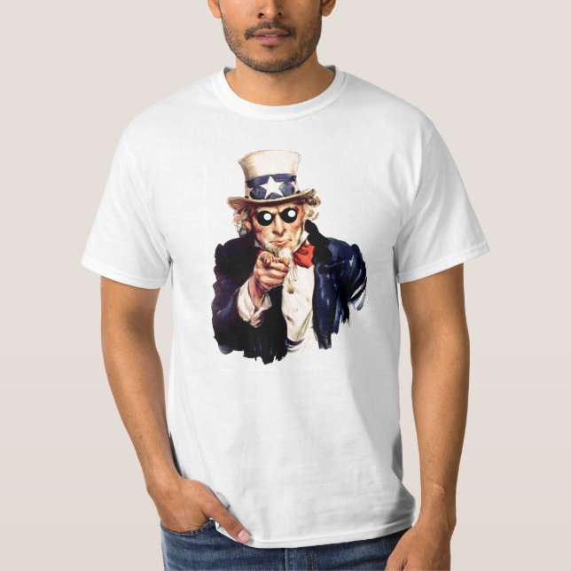 farbror Sam Toby Ögon T Shirt (Framsida)