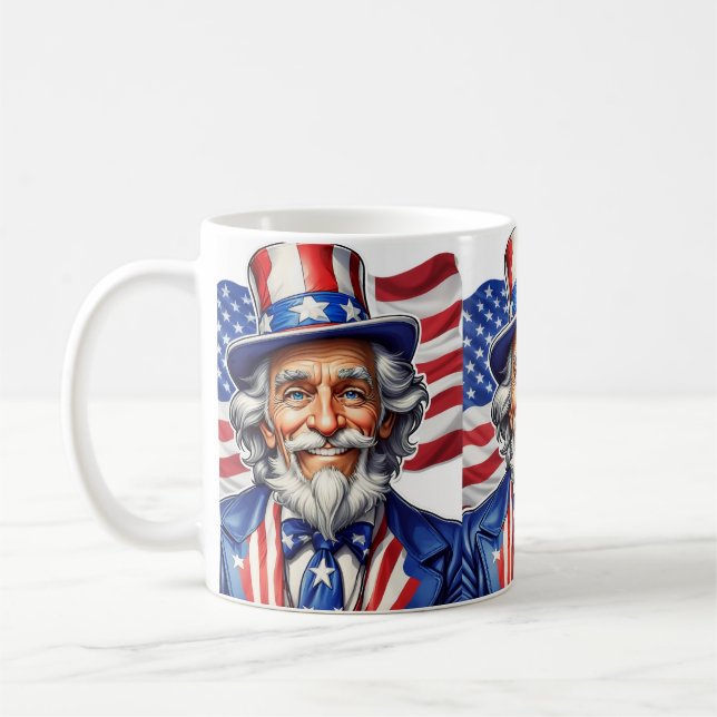 farbror Sam USA Kaffemugg (Vänster)