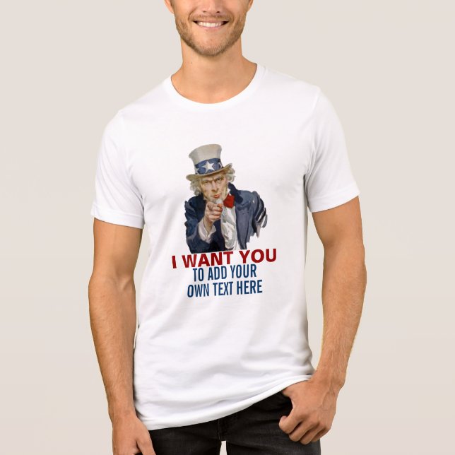 Farbror Sam vill att du ska göra din egen Tee (Framsida)
