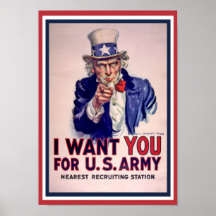 Farbror Sam vill ha dig! Poster