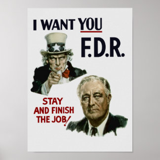 Farbror Sam WWII.. Poster