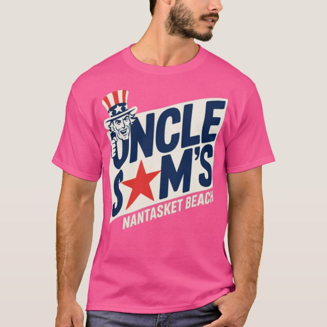 Farbror Sam's Nantasket Beach Hull, MORSA (2) T Shirt (Framsida)
