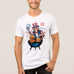 Farbror Sam's Star-Spangled BBQ Bash T Shirt