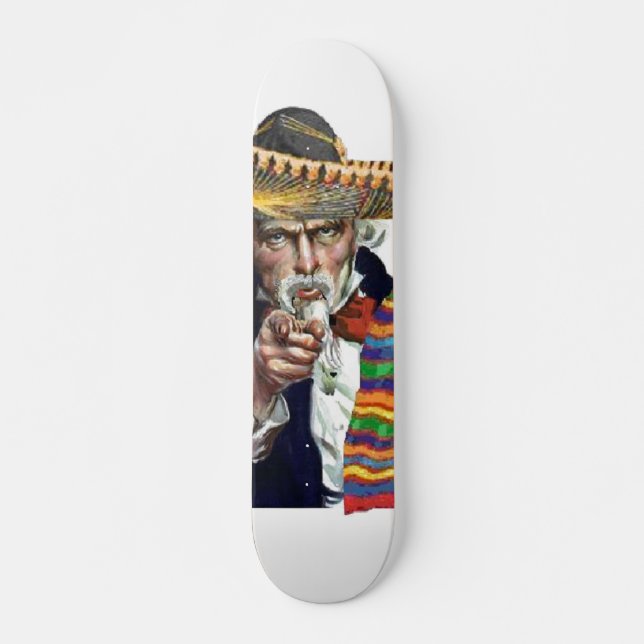 Farbror Sancho Skateboard Bräda 21,5 Cm (Framsida)