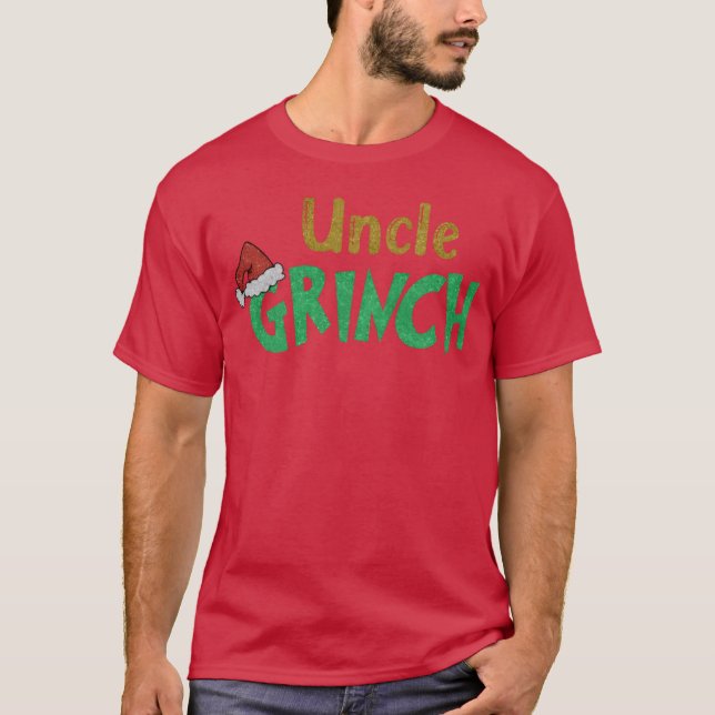 Farbror Santa Morbror Jul-familjens vän T Shirt (Framsida)
