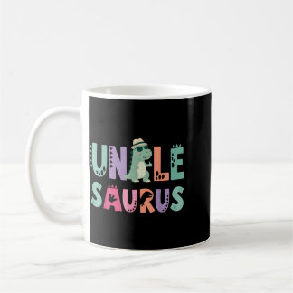 Farbror Saurus Pappa Dinosaurie 3-års födelsedag T Kaffemugg