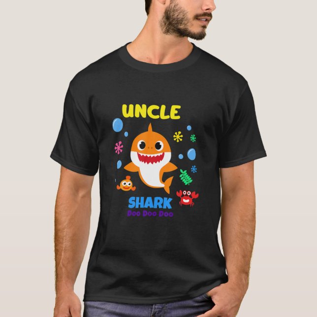 Farbror Shark Doo Doo farbror Shark Tjock T Shirt (Framsida)