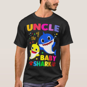 Farbror Shark farbror Shark Family Mors dag T Shirt