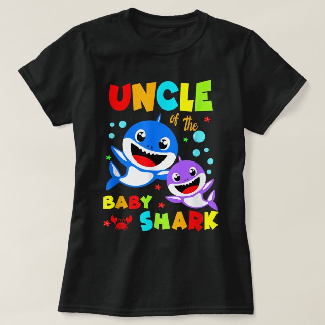 Farbror Shark farbror Shark Tees Shirt Family Mor T (Design framsida)