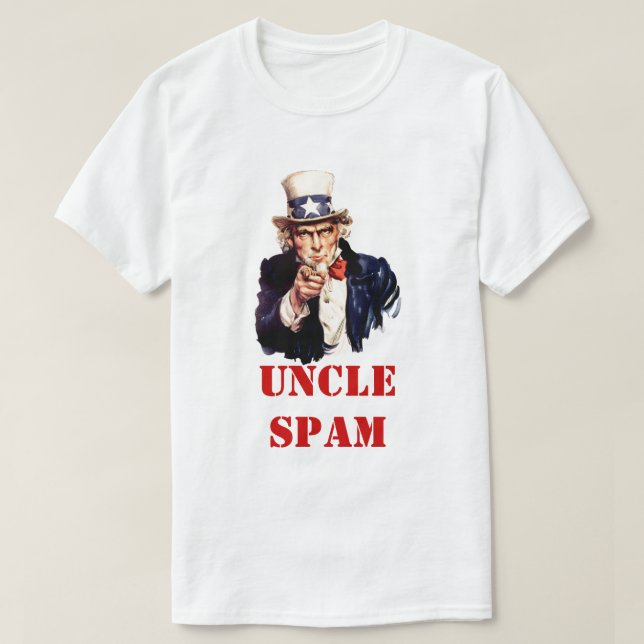 farbror Spam T-shirt (Design framsida)