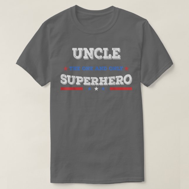 Farbror Superdad superhjälten superdad far hjälte  T Shirt (Design framsida)