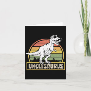 Farbror T Rex Dinosaurie Farbror Saurus Matchande Kort
