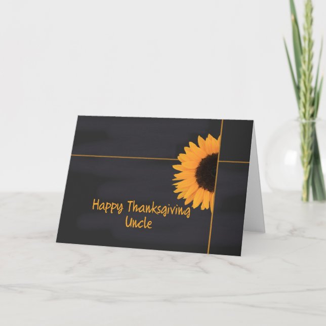 Farbror Thanksgiving Card Helgkort (Framsida)