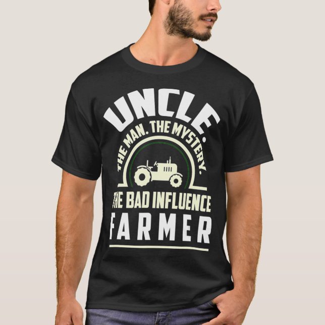 Farbror The Man, Myasty Influence Farmer T Shirt (Framsida)