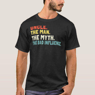 Farbror The Man, Myth Bad Influence Retro Kristus T Shirt