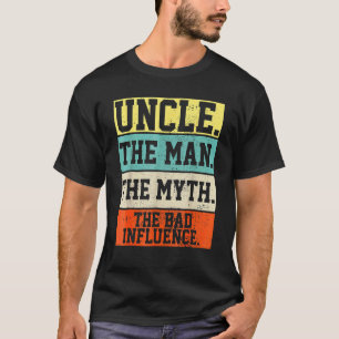 Farbror The Man, Myth Bad Influence Retro Kristus T Shirt