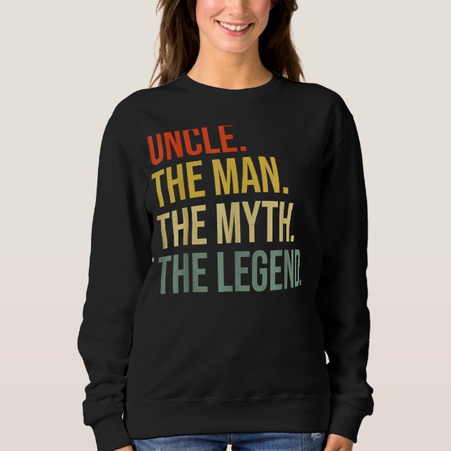 Farbror The Man the Myth the Legend T Shirt (Framsida)
