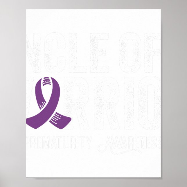 Farbror till en krigare Nicu Premogity Awareness Poster (Framsidan)