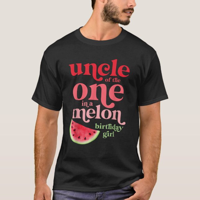 Farbror till födelsedagsflickan i melonens värld v t shirt (Framsida)