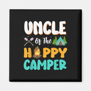 Farbror till Happy Camper Familjens Camping Födels Magnet