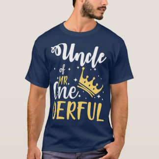 Farbror till mr Onederful 1:a födelsedagen 1Derful T Shirt