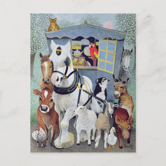 Farbror Tom Cobbley och alla Vykort (Framsida)