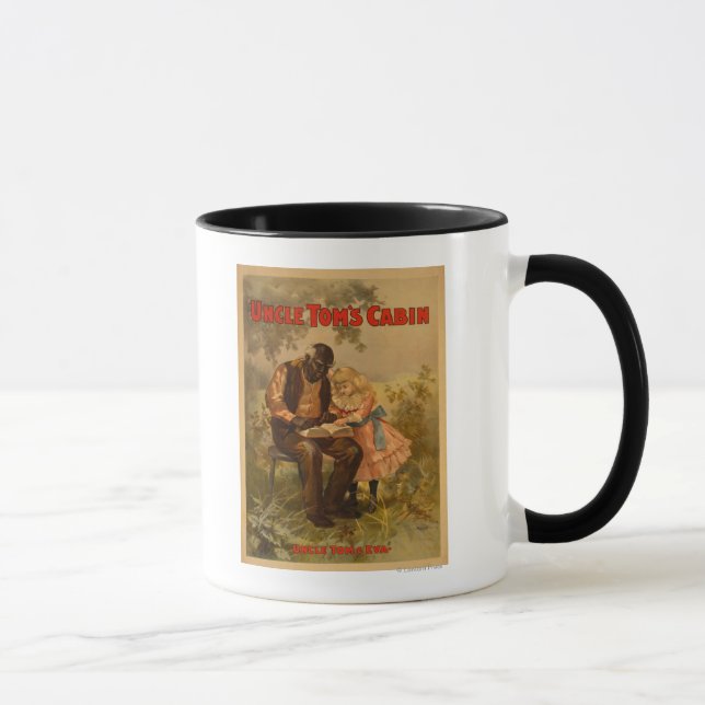 Farbror Toms Cabin Black Man & Girl Theater Mugg (Höger)