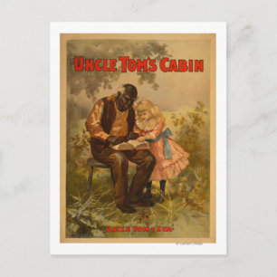 Farbror Toms Cabin Black Man & Girl Theater Vykort