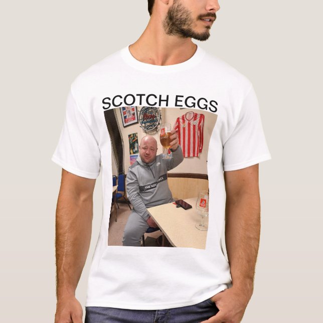 Farbror trev scotch-ägg t-shirt (Framsida)