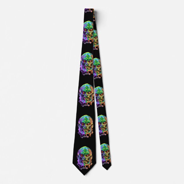 Farbror Ugly Monster Head Tie Slips (Framsida)