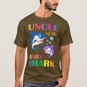 Farbror vid Baby-födelsedag, farbror Shark Chris T Shirt