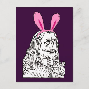 Farbror Vlad med bunny öron Vykort