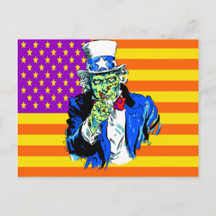 farbror Zombie Sam Vykort