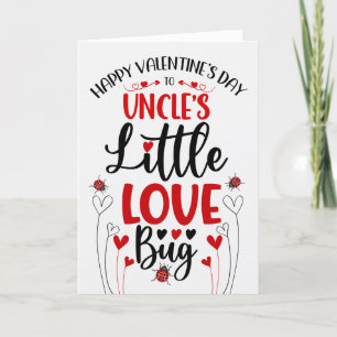 Farbror's Little Kärlek Kryp Valentine Helgkort