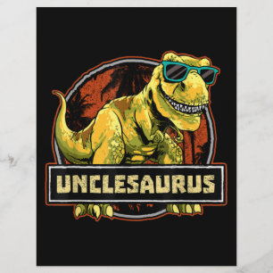 Farbrorsaurus T rex Farbror Saurus Dinosaurie Reklamblad